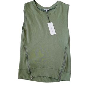 Dance & Marvel Olive Green Sleeveless Sweater
